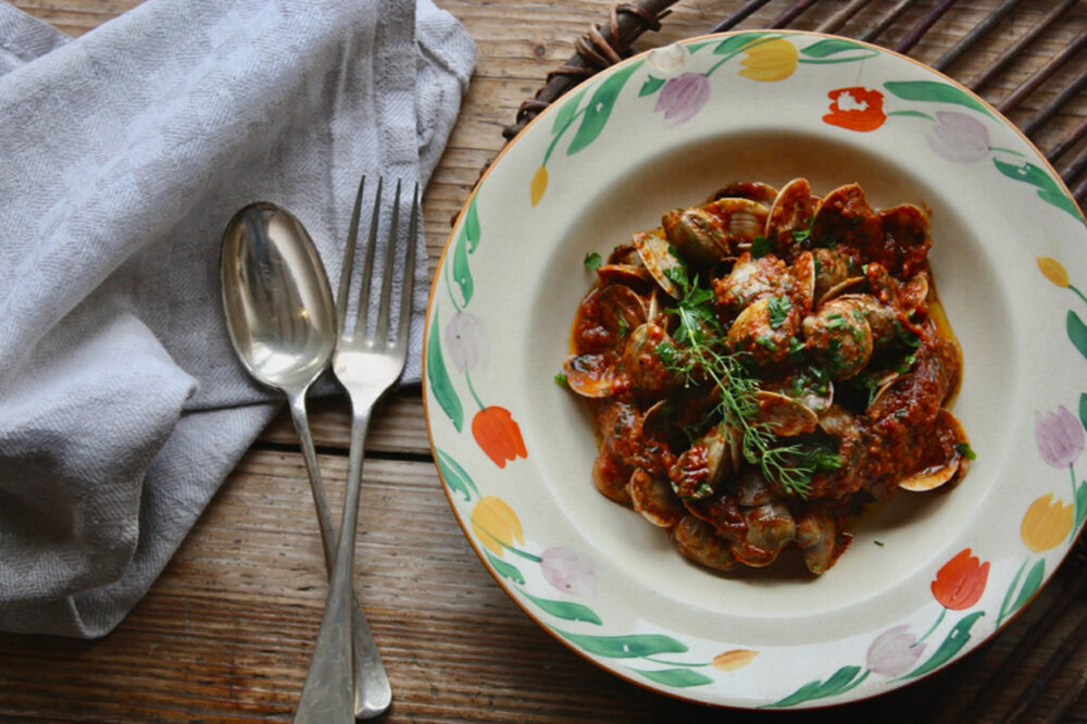 Handmade pasta dish